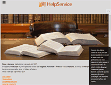 Tablet Screenshot of helpservice.it